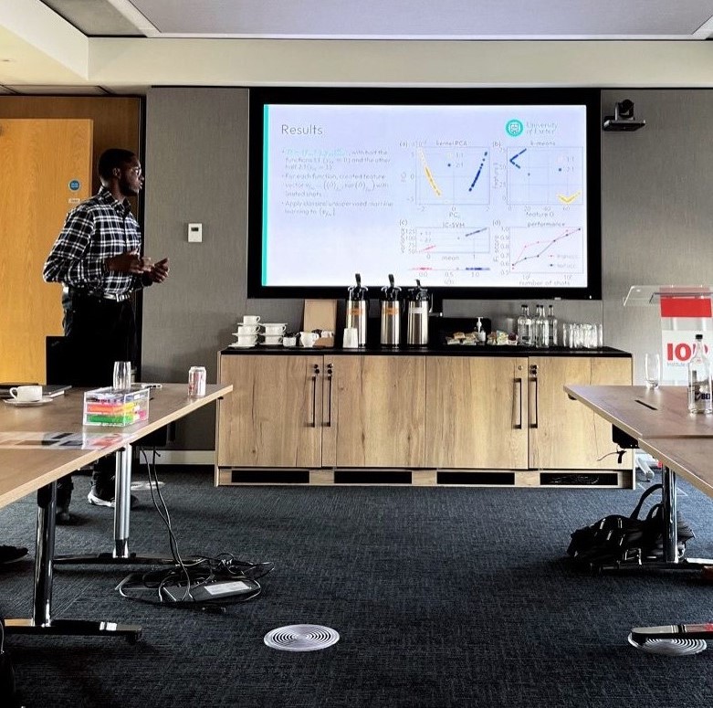 Me giving a talk